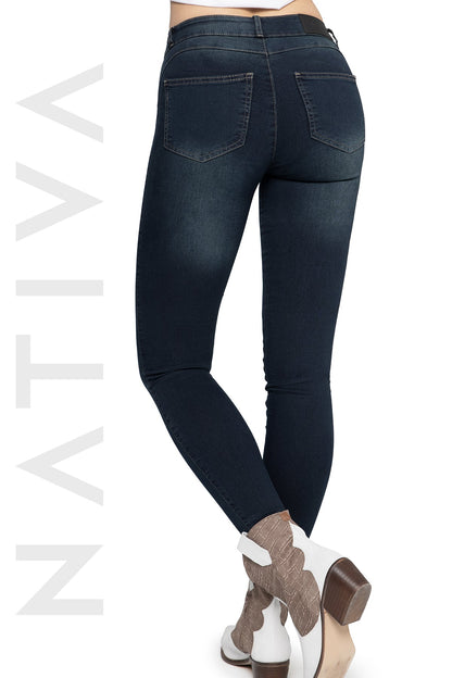 SUPER SKINNY JEANS, AURORA WONDER 00, Talle Medio. Moldeador y Afirmador. Casual 7 días. Tecnología No Stress®